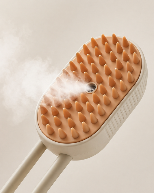 LuxePawss 3-in-1 Ultrasonic Steamy Pet Brush