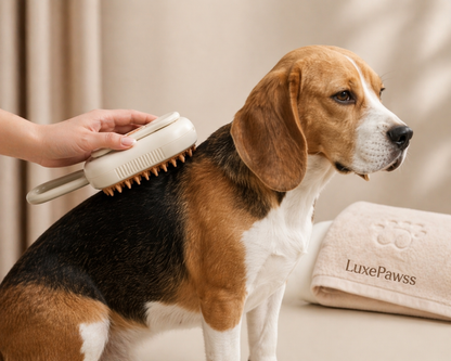 LuxePawss 3-in-1 Ultrasonic Steamy Pet Brush