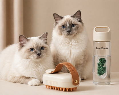 LuxePawss 3-in-1 Ultrasonic Steamy Pet Brush